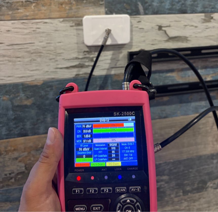 TV Point Installation